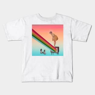 Get Out and Play Collage Art Kids T-Shirt